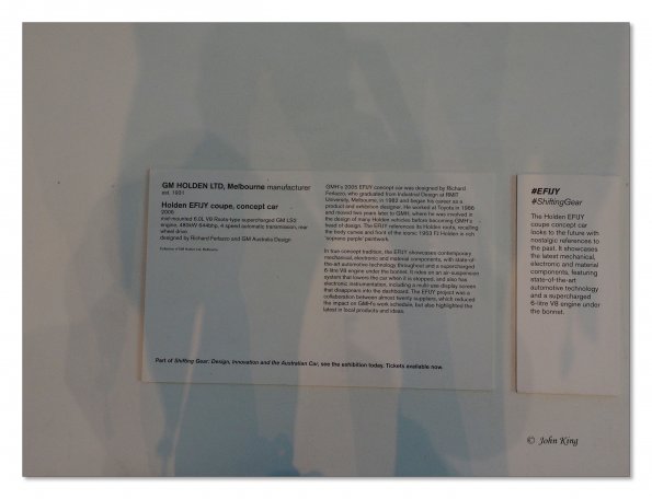 2005 Holden EFIJY concept car