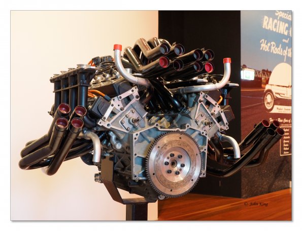Repco Brabham 3.0L quad cam V8 racing engine
