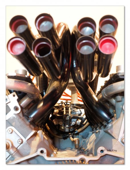 Repco Brabham 3.0L quad cam V8 racing engine