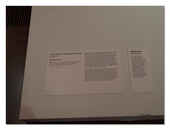 1961 Elfin Streamliner Coventry Climax racing car