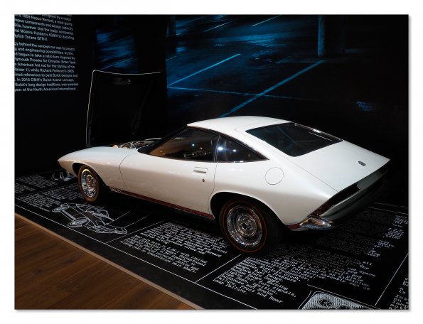 Holden concept car, white coupe