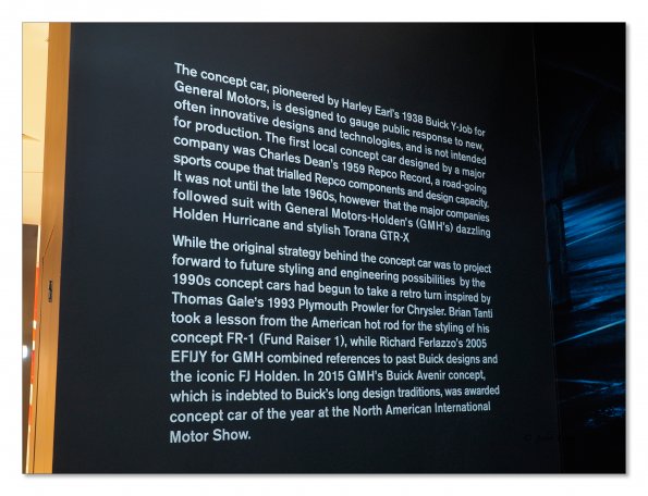 Holden concept car, white coupe