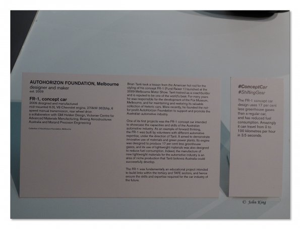 AutoHorizon Foundation, Brian Tanti, 2009 FR-1 concept car