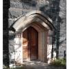 View the image: Stone doorway at Montsalvat Artists' Community