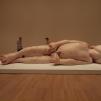 View the image: Ron Mueck sculpture