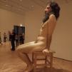 View the image: Ron Mueck sculpture