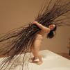 View the image: Ron Mueck sculpture