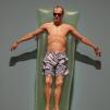 View the image: Ron Mueck sculpture
