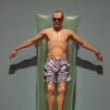 View the image: Ron Mueck sculpture