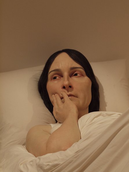 Ron Mueck sculpture