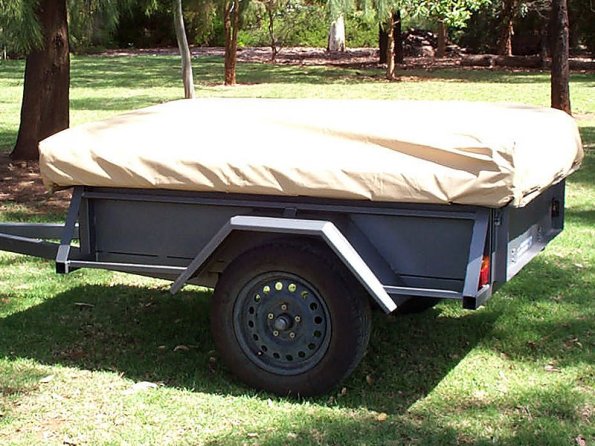 OZtrail Camper Trailer Tents 1 - Folded up