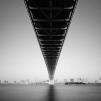 View the image: Bridge in black and white